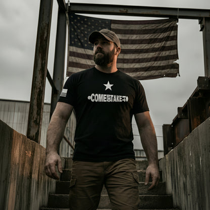 Come and Take It Cannon Shirt – Modern Gonzales Flag Patriotic Tee