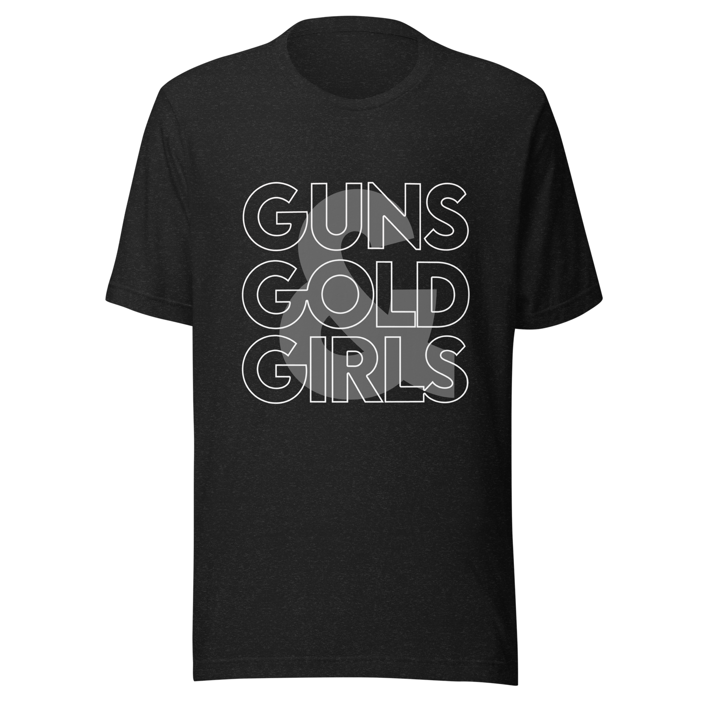 Guns, Gold, & Girls Graphic Tee – Survivalist Outdoors Lifestyle Shirt